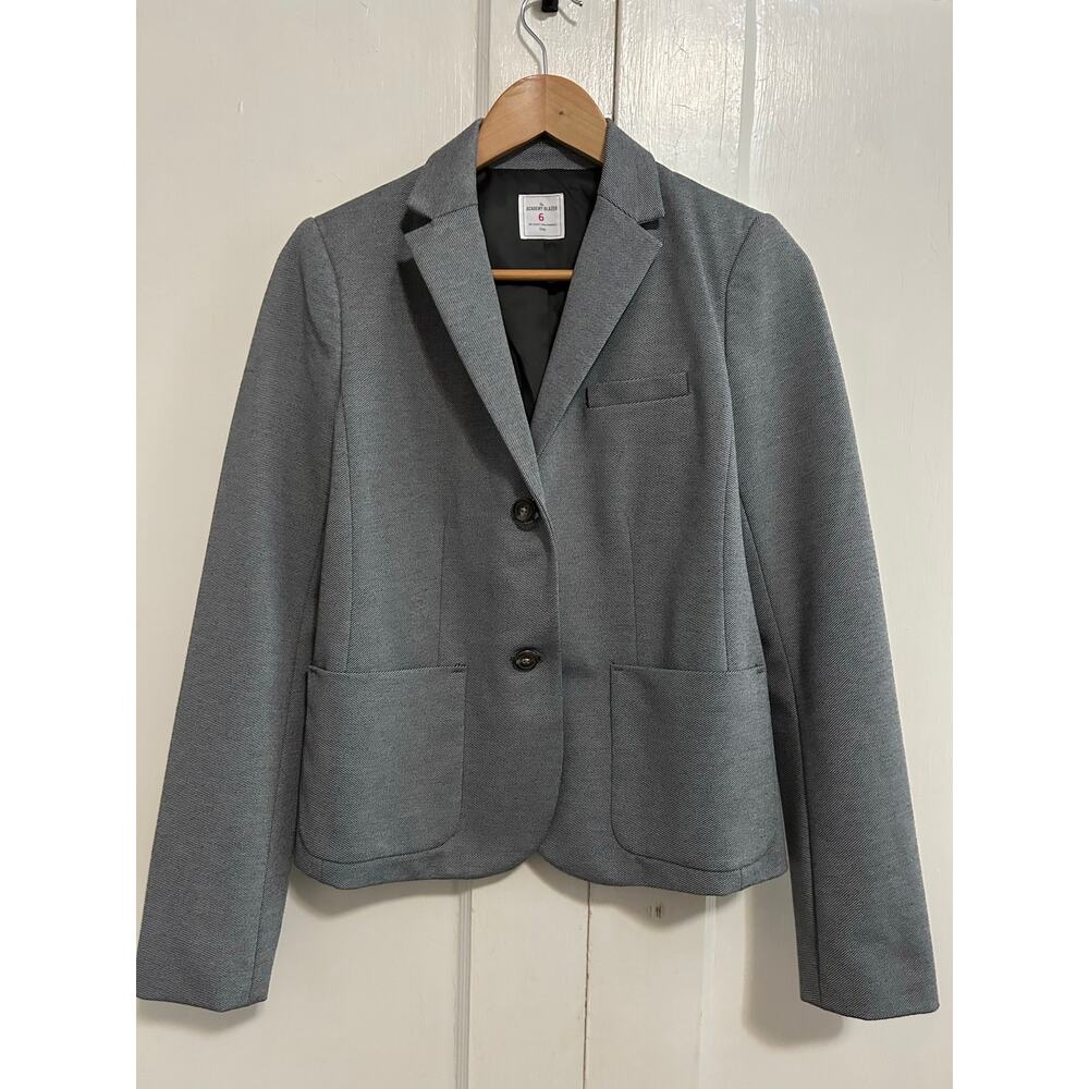 GAP The Academy Blazer Gray Heather Style Size 6 Professional